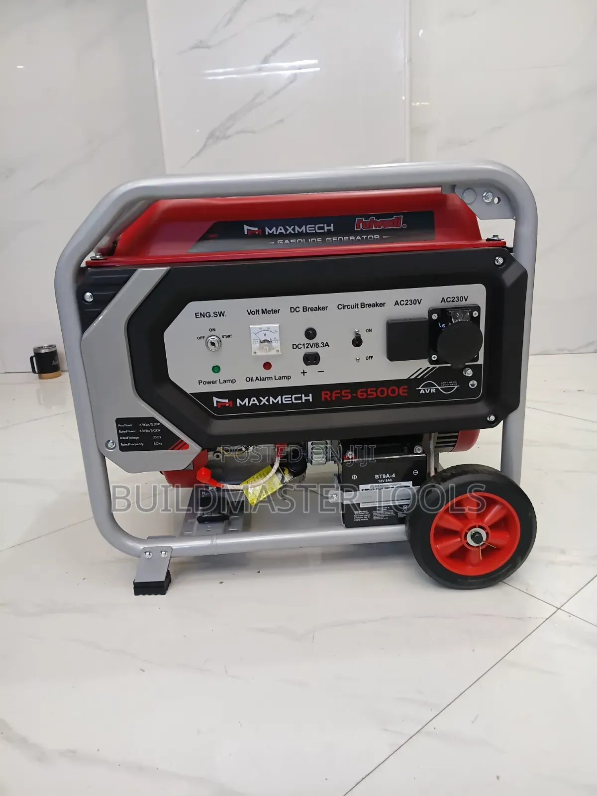 Portable 6.9 Kva Maxmech Petrol Generator Keystart
