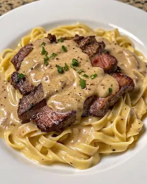Pasta and Steak