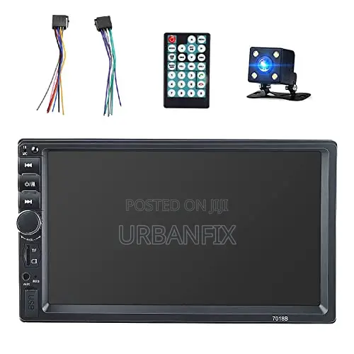 7 Inch Mp5 Bluetooth Touch Screen Compact Car Radio With Fm, Usb, Aux