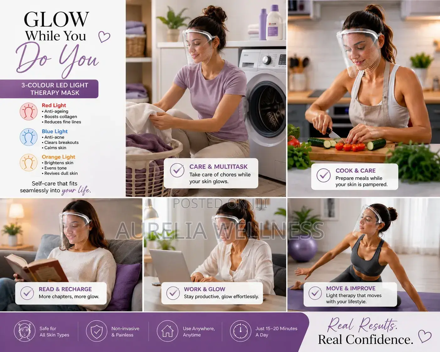 Led Light Therapy Mask *Reveal Your Glow. Rediscover Your Confidence*