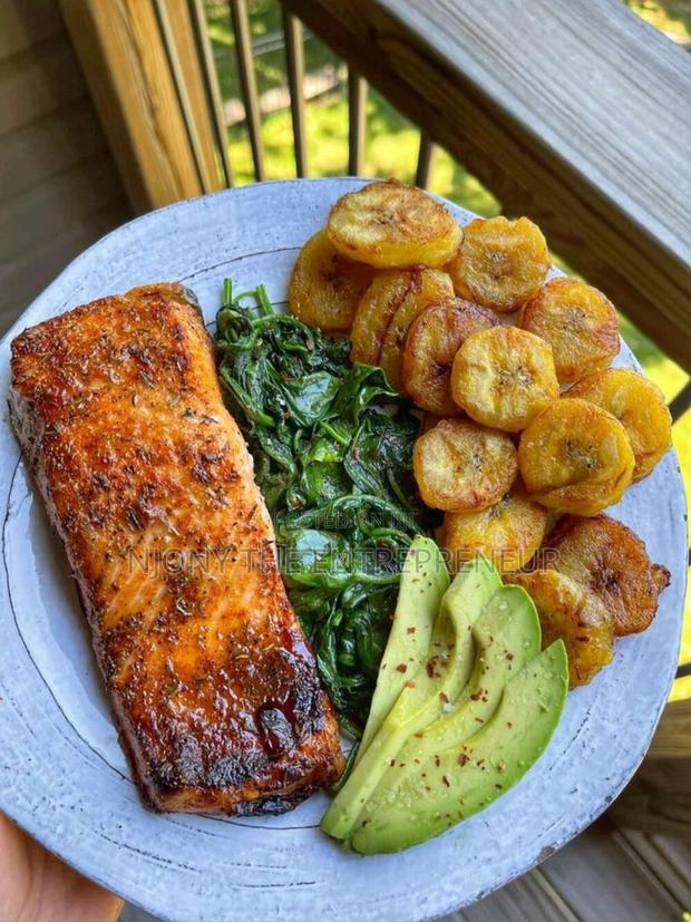 Salmon and Plantains