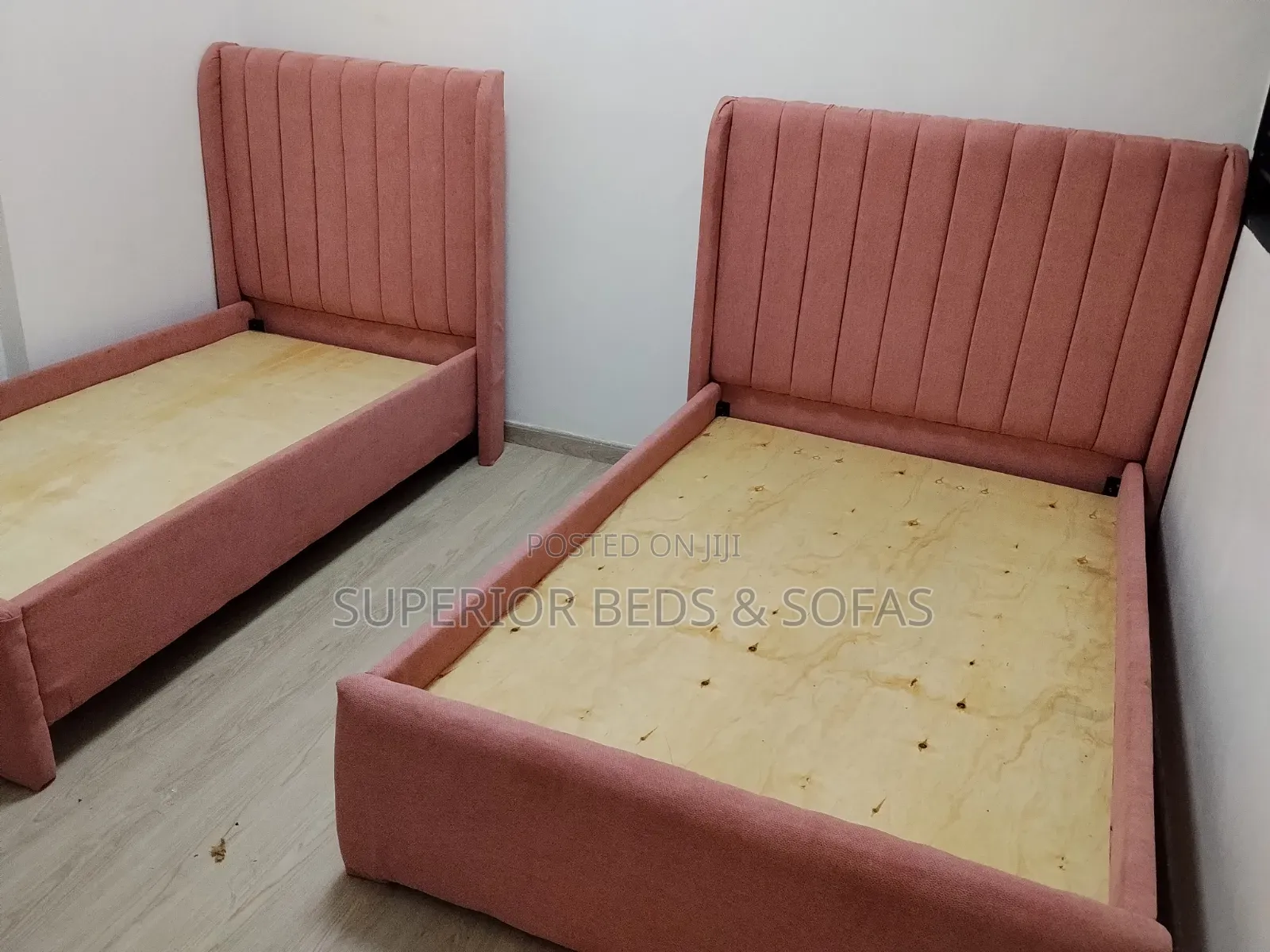 3x6 Toddler Bed in Dusty Pink: Free Delivery