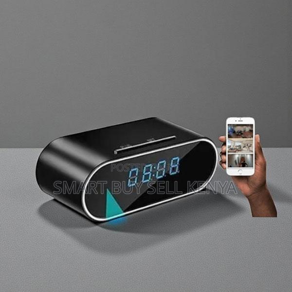 Low Power Smart Monitoring 1080p Alarm Table Clock Hidden Spy Camera