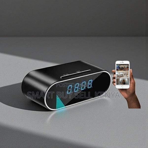 Loop Recording Wifi Spy 1080p Alarm Table Clock Hidden Spy Camera