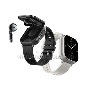 Smart Watch With Pods - Black/White