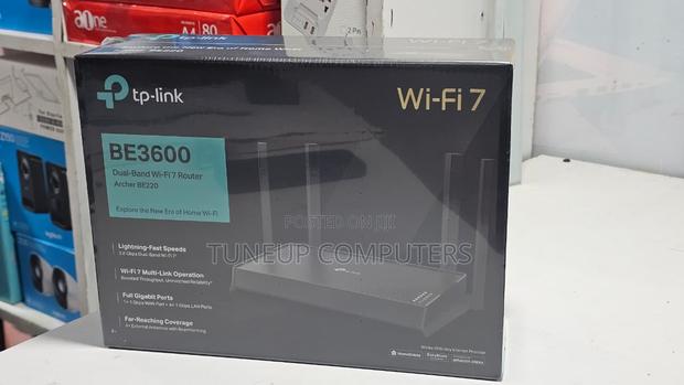 Tp-Link Archer Be220 Wi-Fi 7 Router Be3600 –Dual Band Gigabit