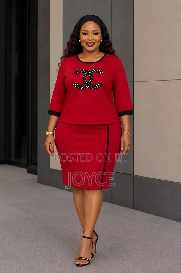 Cotton Stretch Skirt and Top