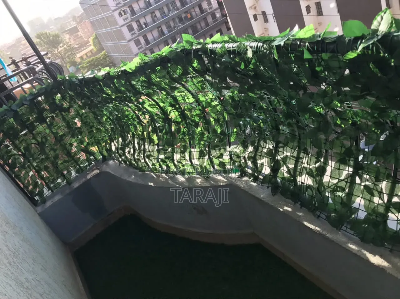 Artificial Green Leaf Balcony Fence - Privacy Screen Netting