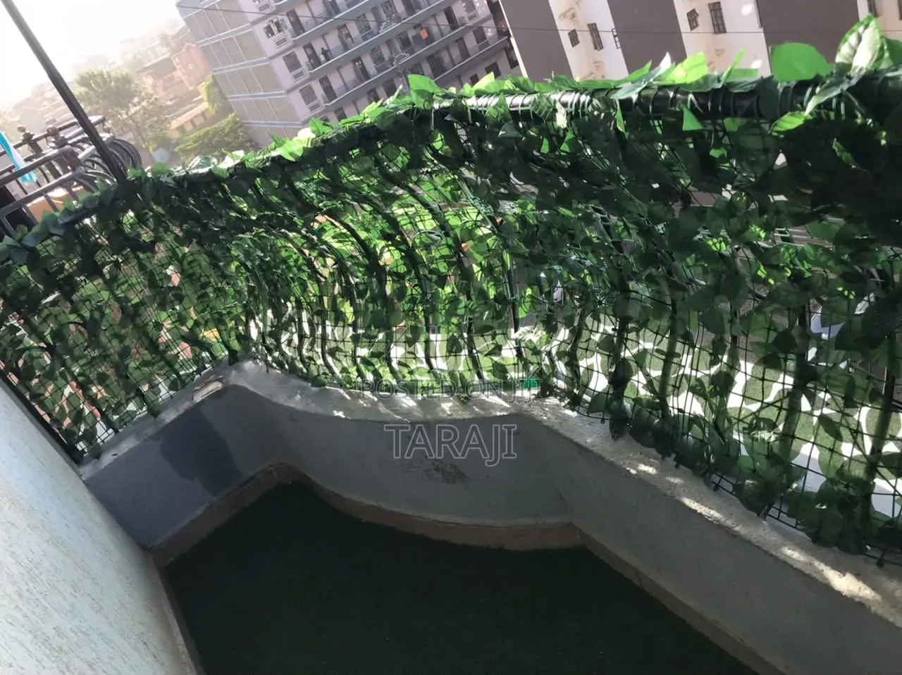Artificial Green Leaf Balcony Fence - Privacy Screen Netting