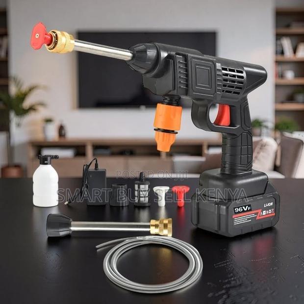 Easy Operation 96v Cordless High Pressure Car Washing Car Washer Gun