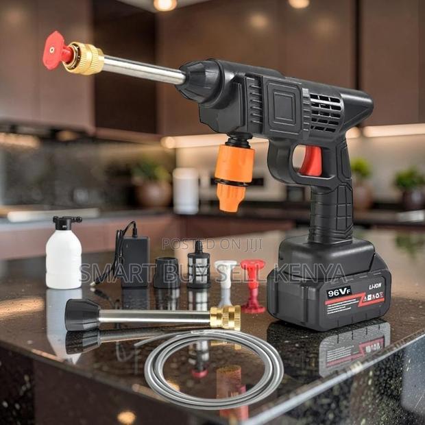 Instant Use 96v Cordless Portable High Pressure Car Washing Washer Gun