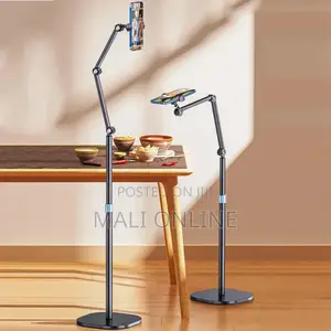 Adjustable Phone Tablet Stand Holder Floor Bracket Telescopic Stand