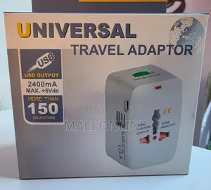 Universal Travel Adapter Worldwide Plug Charger 2 Usb 1 Type-C Adapter