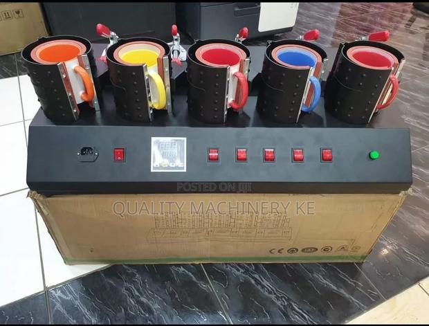 Professional 5mugs Mug Press Machine