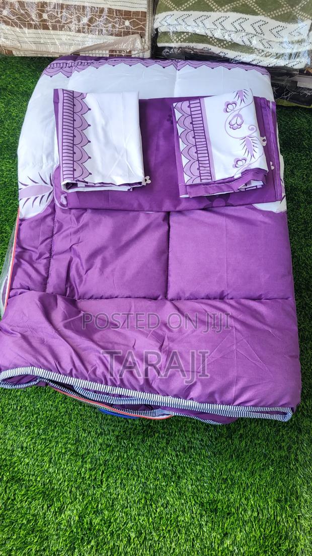 Premium 4-Piece Binded Duvet Set - Luxury Quilted Bedding - thumbnail 2