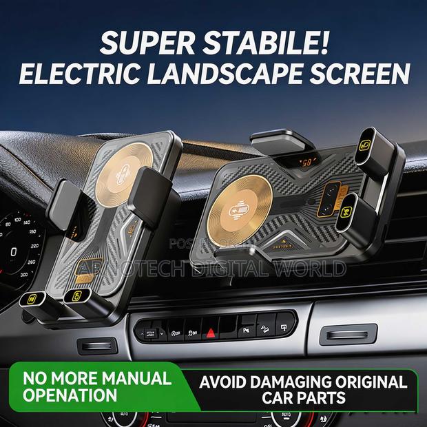 X18 15w Wireless Charging Car Phone Holder Infrared Sensing - thumbnail 6