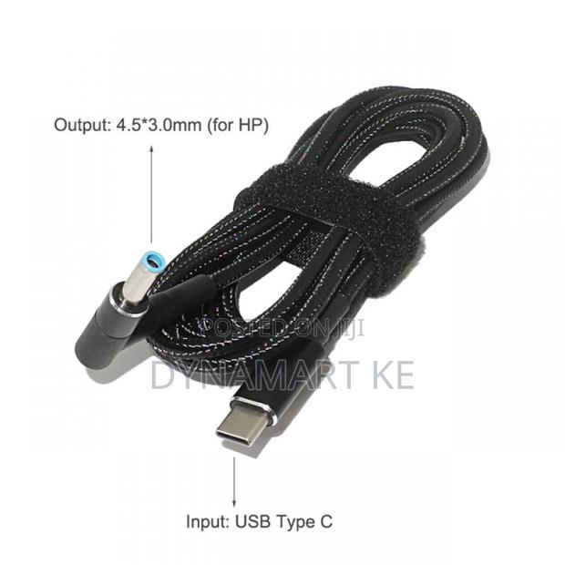 Usb C to Hp 4.5x3.0mm Laptop Cable Dual Chip Pd E-Marker 100w - thumbnail 2