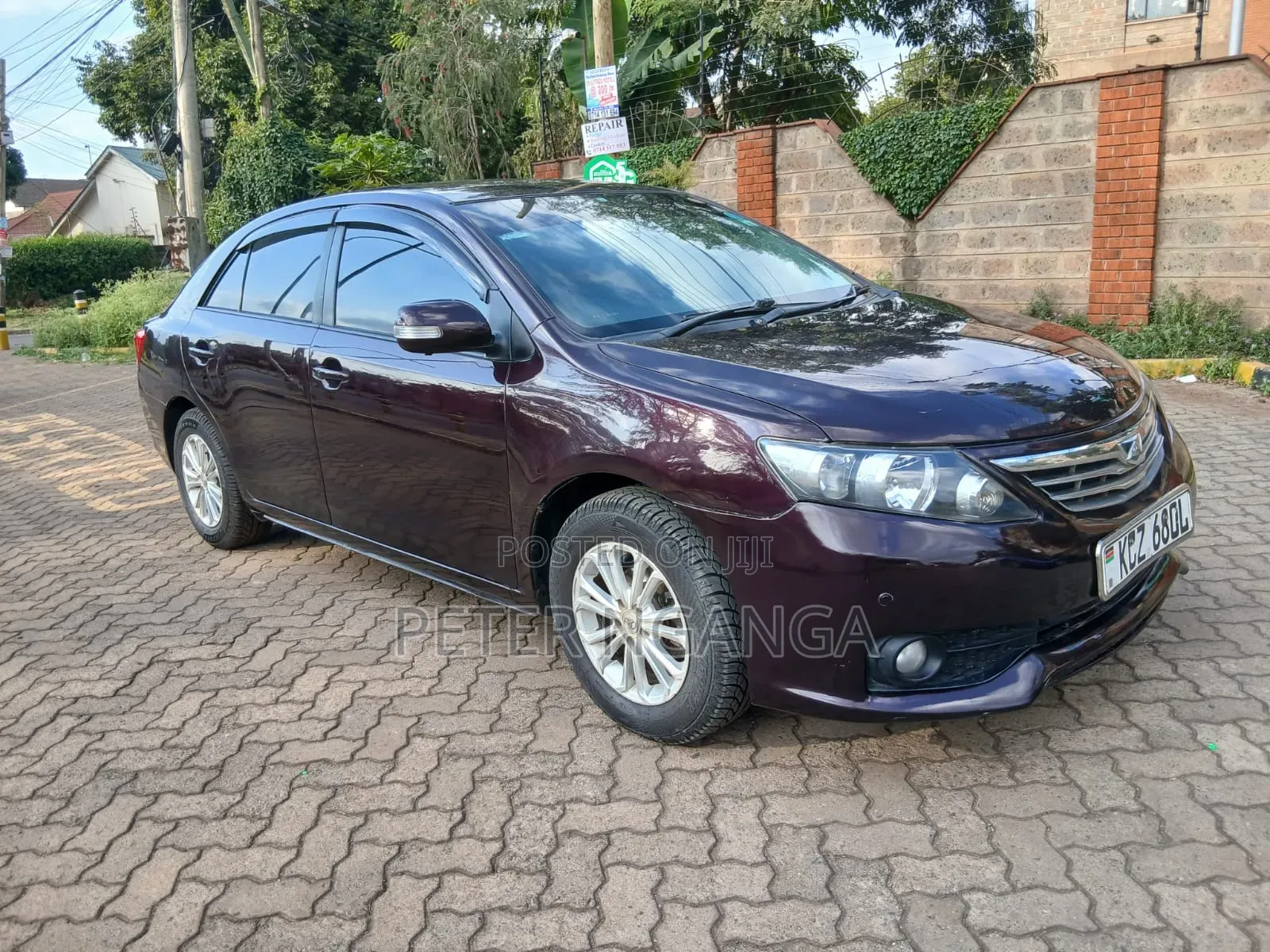 Toyota Allion 2013 Maroon