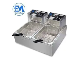 Electromate Double Deep Fryer .