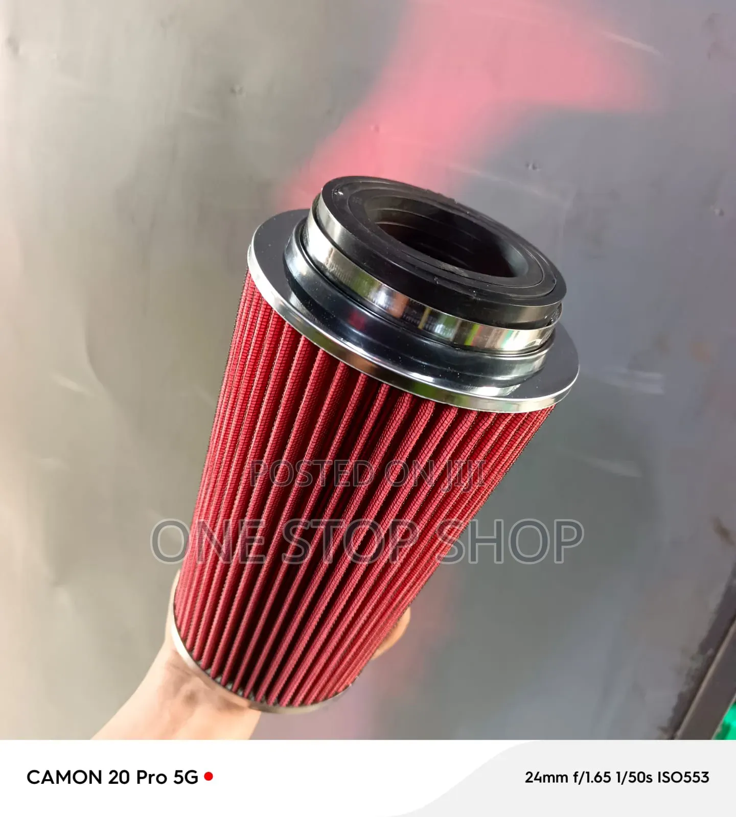 3_4" Round Tapered Conical Pod Cold Air Intake Filter