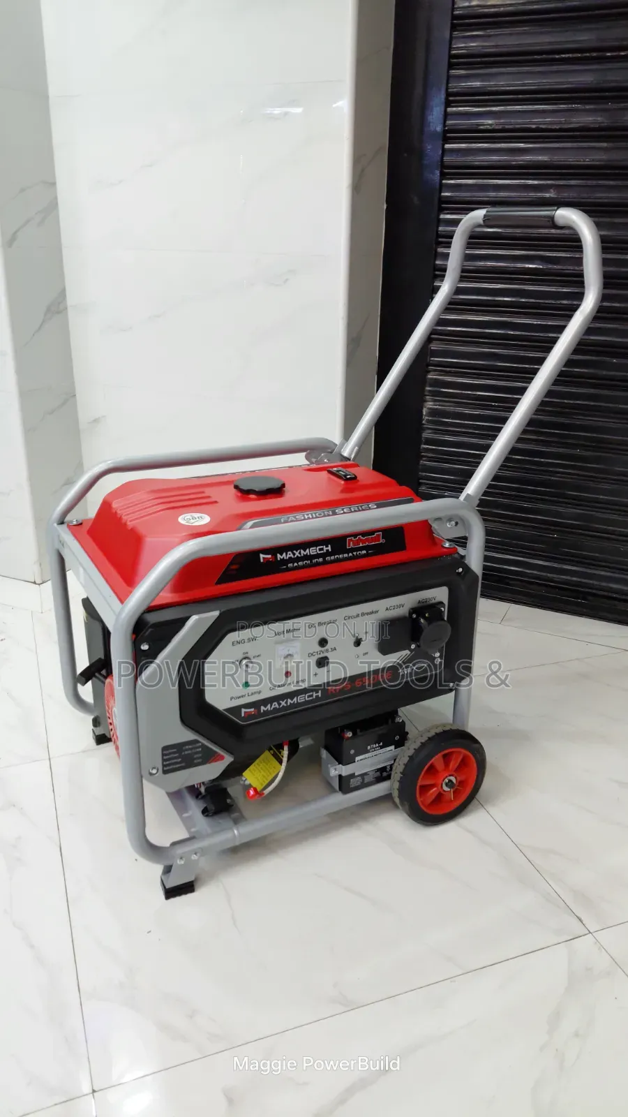 Maxmech RFS-6500e 7kva Keystart Petrol Generator