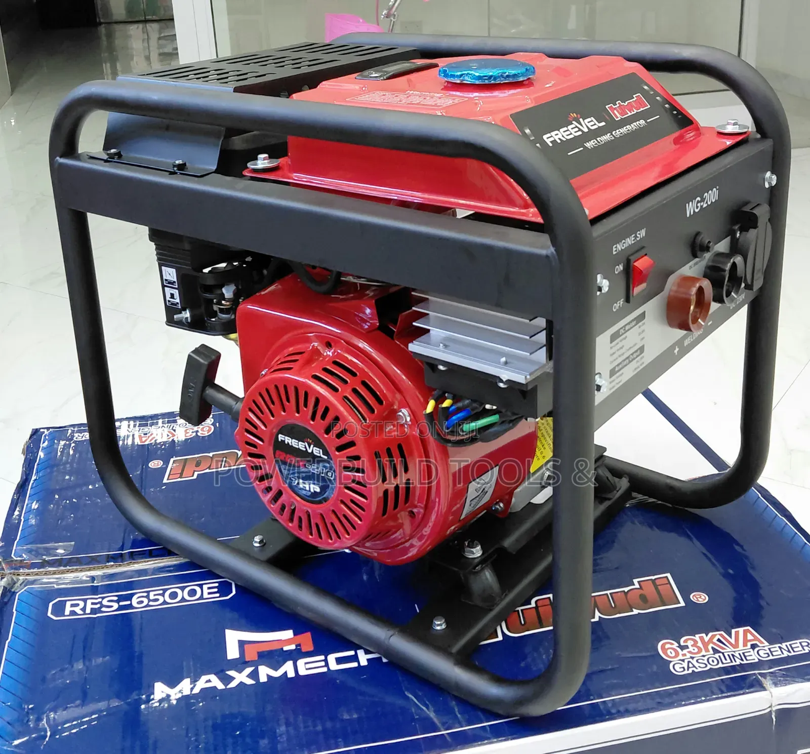 Freevel Wg-200i 7hp Welding Generator 130amps/1.2kva