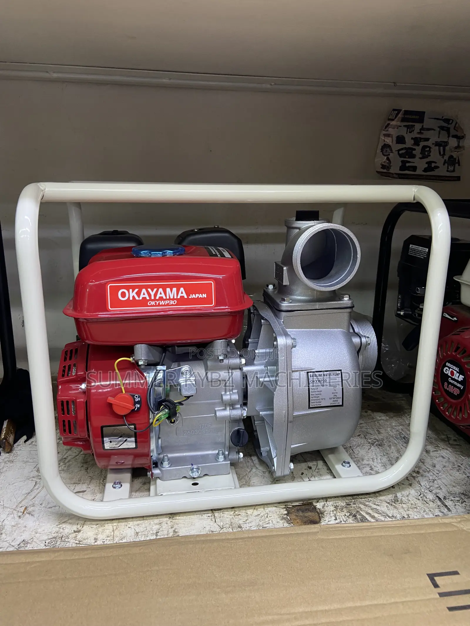 Okayama Japan Okywp30 Gasoline Water Pump