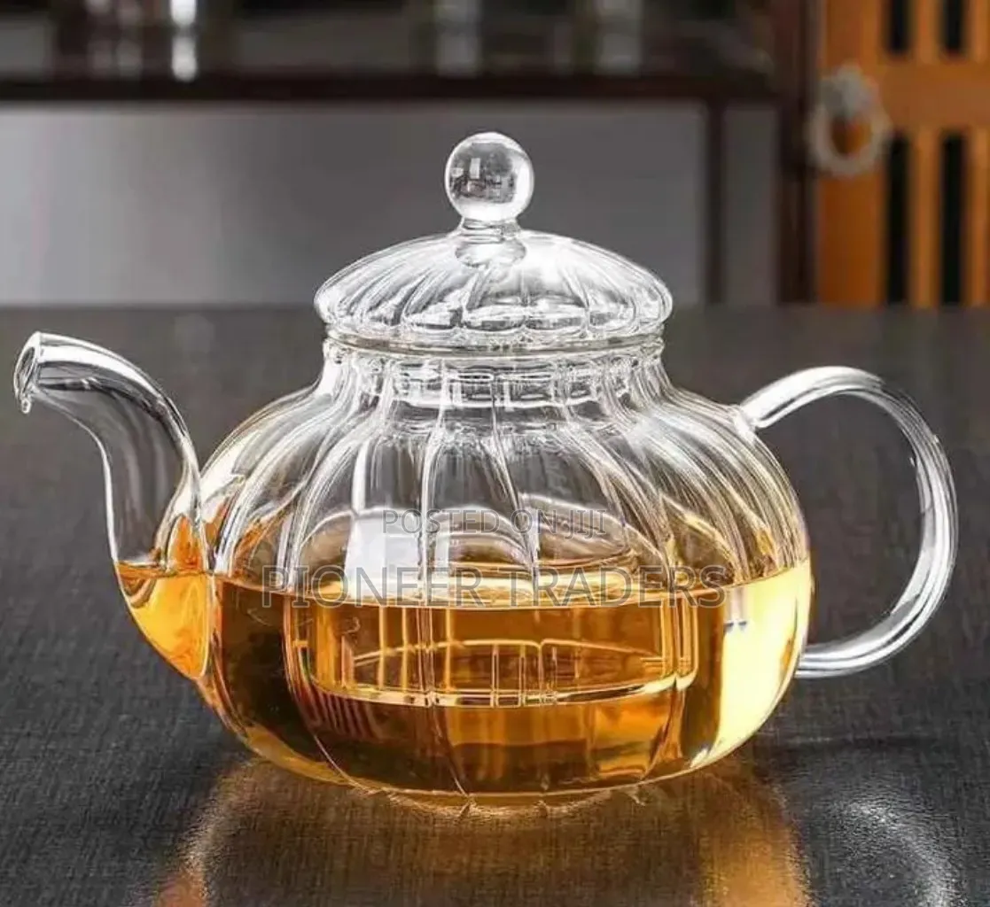800ml Striped Teapot Borosilicate
