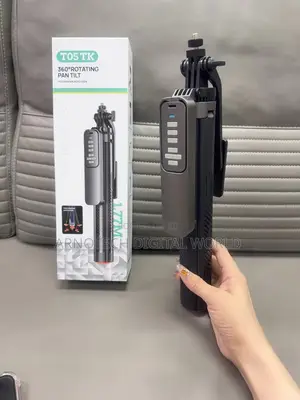 T05 Tk 360° Rotating Pan Tilt Selfie Stick Tripod
