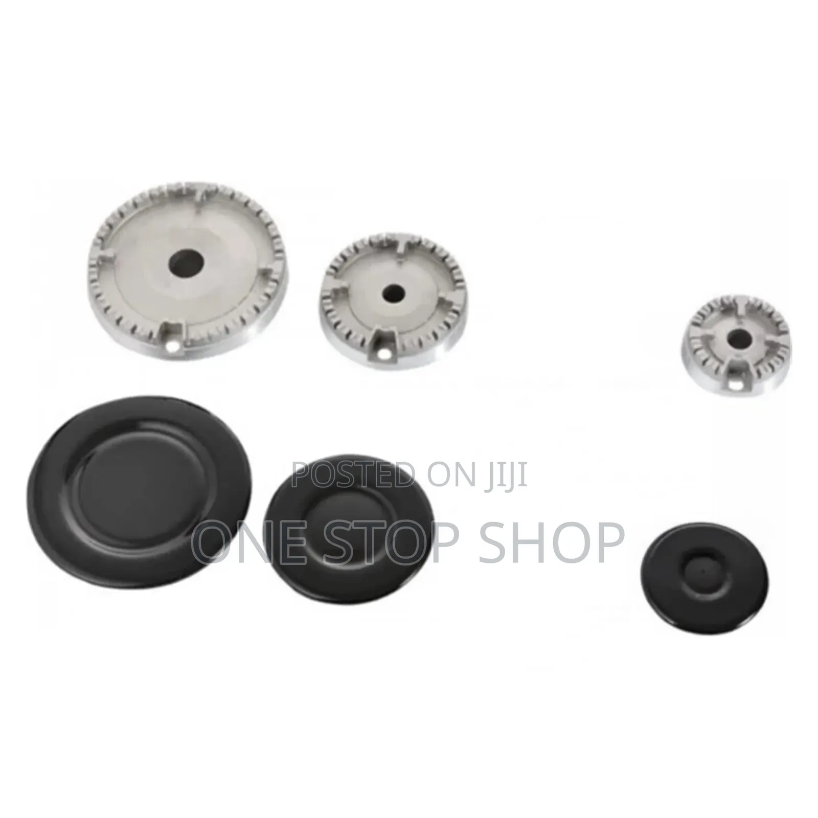 3pc Universal Gas Stove Burner Crown Flame Cap Replacement Kit