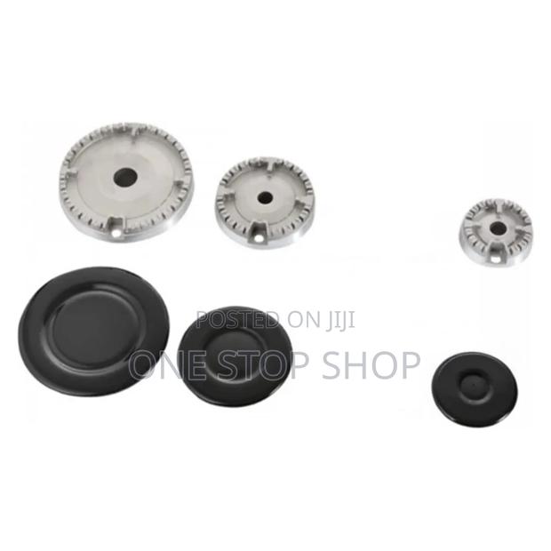 3pc Universal Gas Stove Burner Crown Flame Cap Replacement Kit