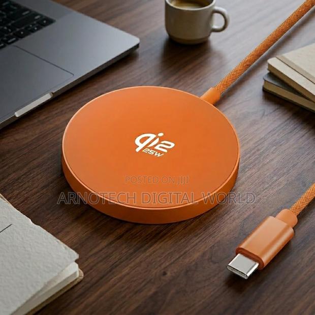 Magnetic Wireless Charging Pad 25w Fast Charger, Qi2 Usb C Charger - thumbnail 3