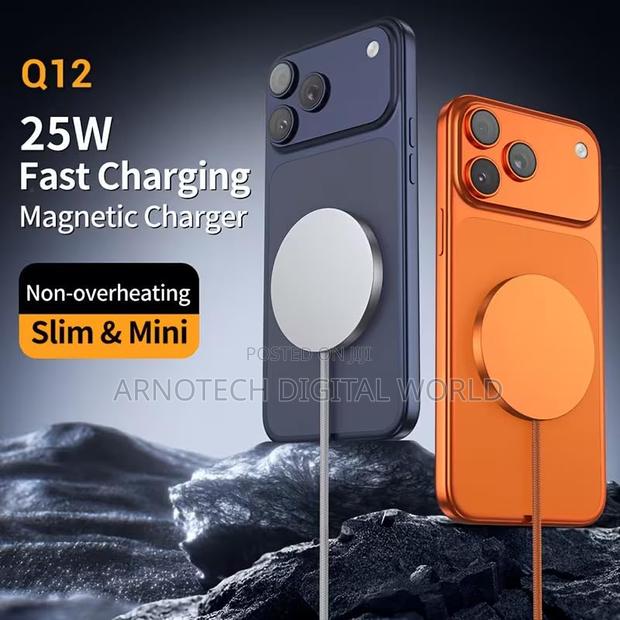 Magnetic Wireless Charging Pad 25w Fast Charger, Qi2 Usb C Charger - thumbnail 4