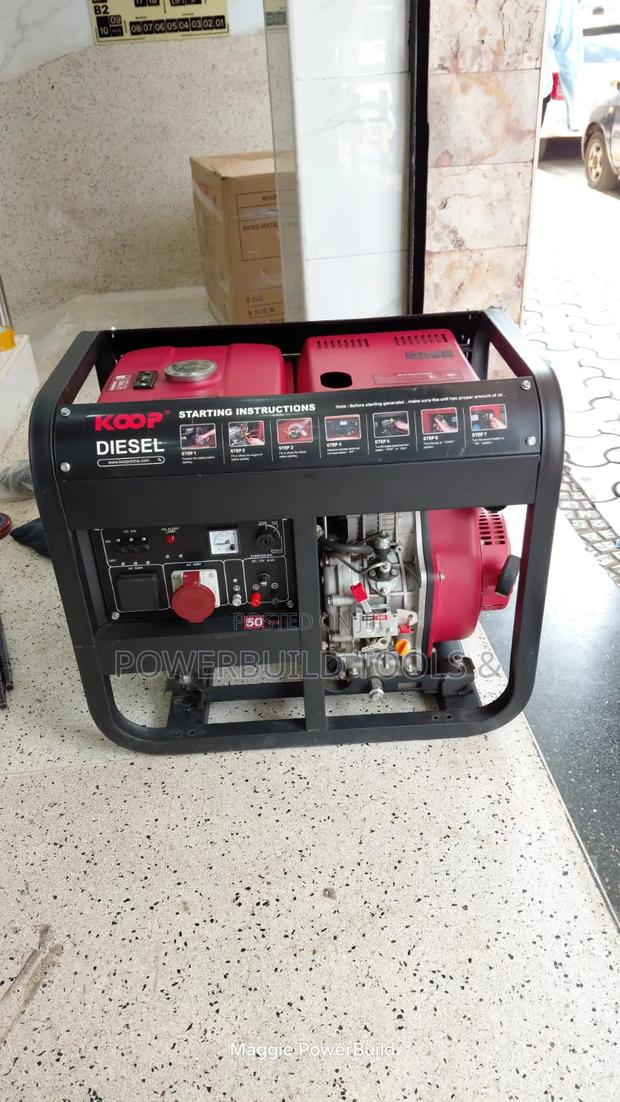 Koop Kdf11000xe 10kva Three Phase Keystart Aircooled Diesel Generator