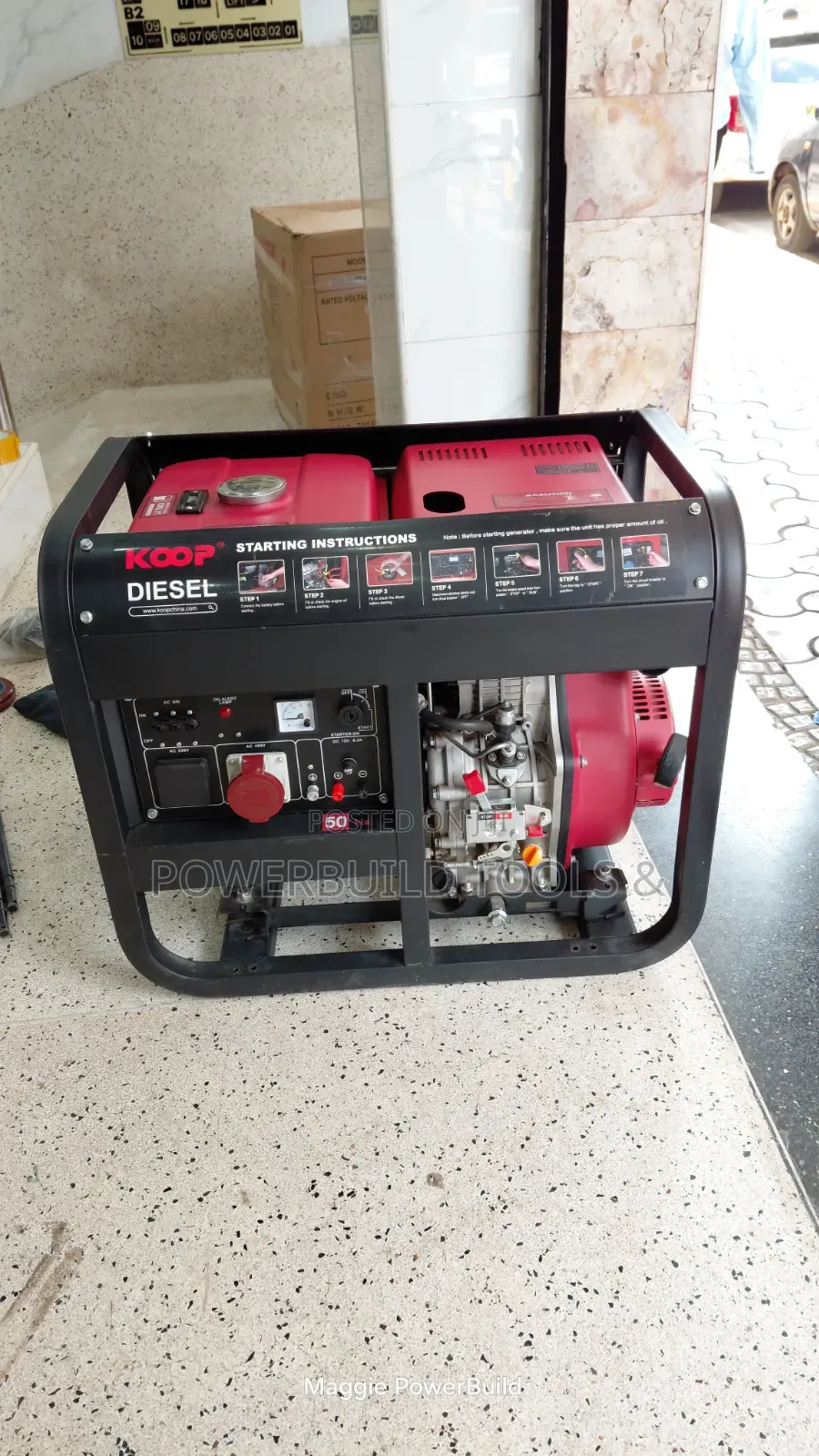 Koop Kdf11000xe 10kva Three Phase Keystart Aircooled Diesel Generator