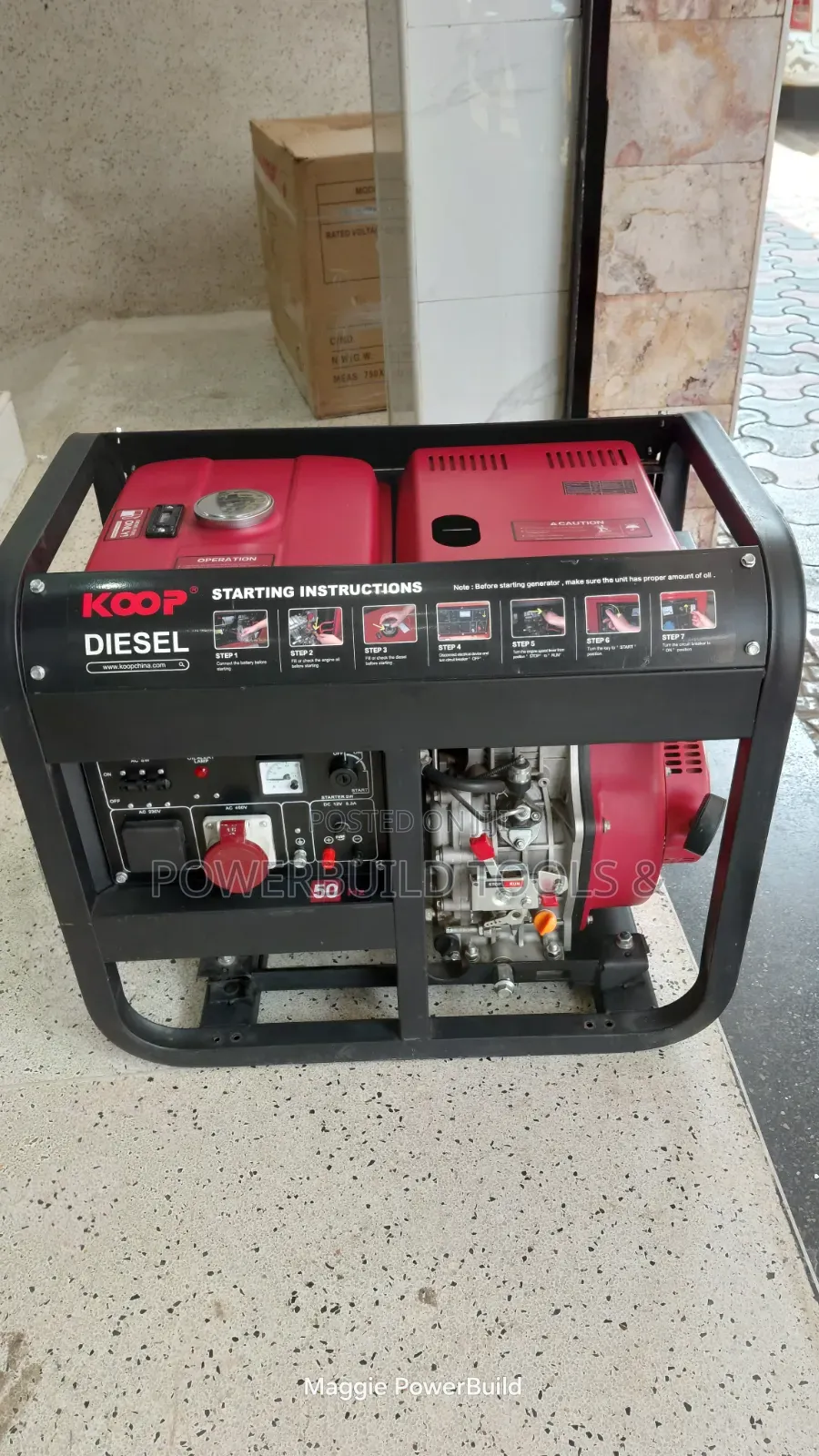 Koop Kdf11000xe 10kva Three Phase Keystart Aircooled Diesel Generator