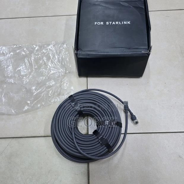 Starlink V4 Standard Kit 45 Meter Replacement Cable – Weatherproof