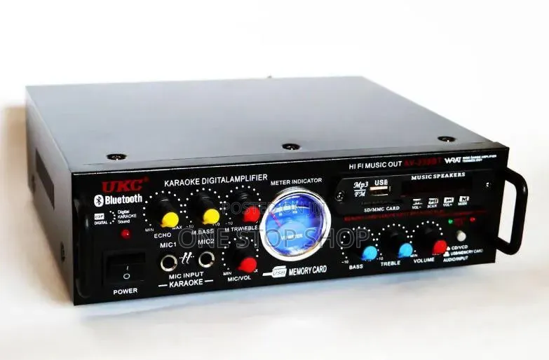 Wireless Amplifier Wit Fm Radio Tuner Withexternal Antenna,Led Display