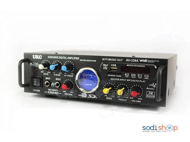 Ukc Bluetooth Amplifier With Microphone Inputs For Home/Professional - thumbnail 2