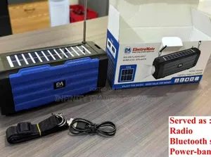 Electromate Solar Flashlight Wireless Robot Speaker