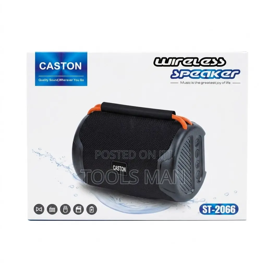 Wireless Bluetooth Speaker.Fm Radio, Usb, Tf Card-Caston St-2066