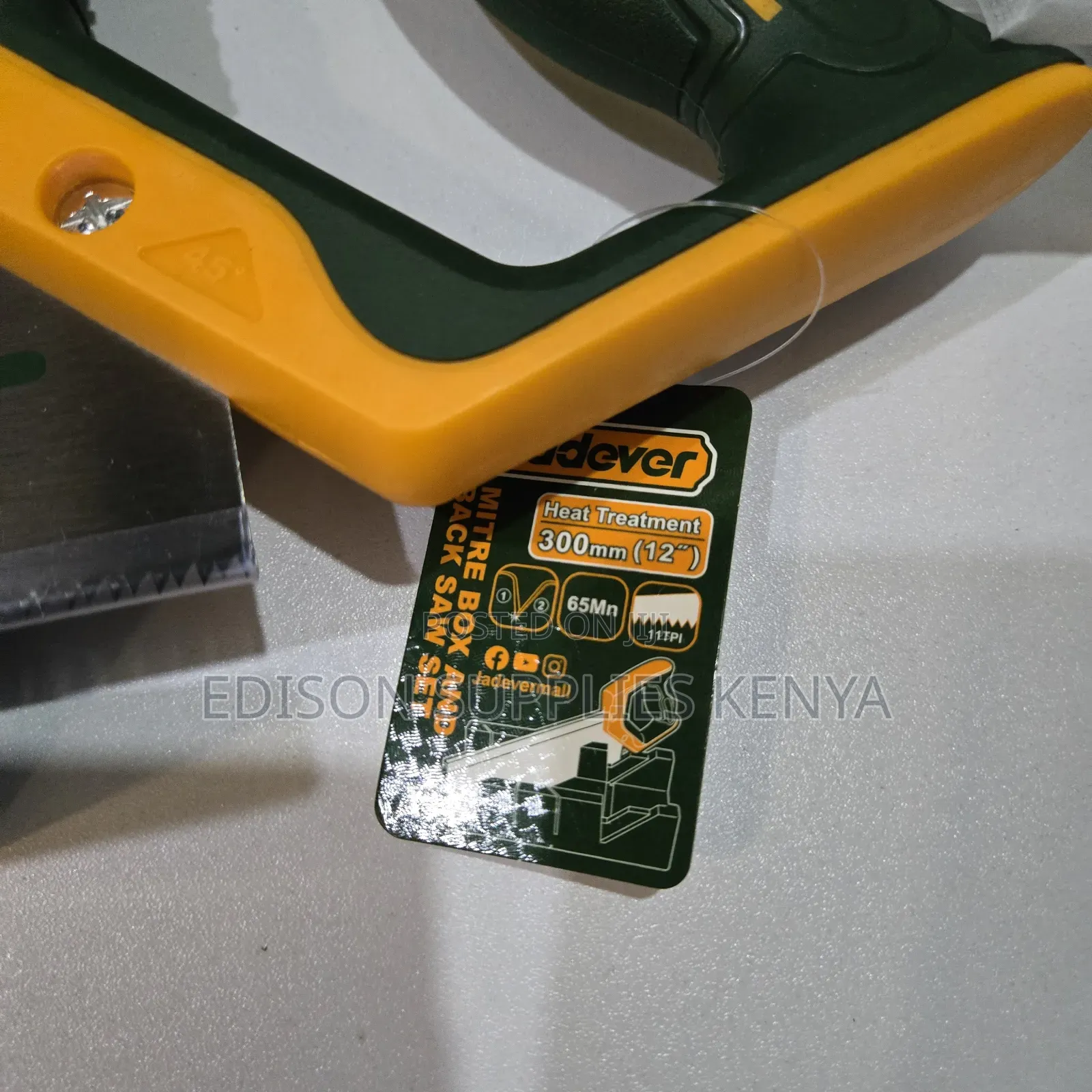 Mitre Box With Back Saw Set Jadever 12" Wood Hand Saw 300mm