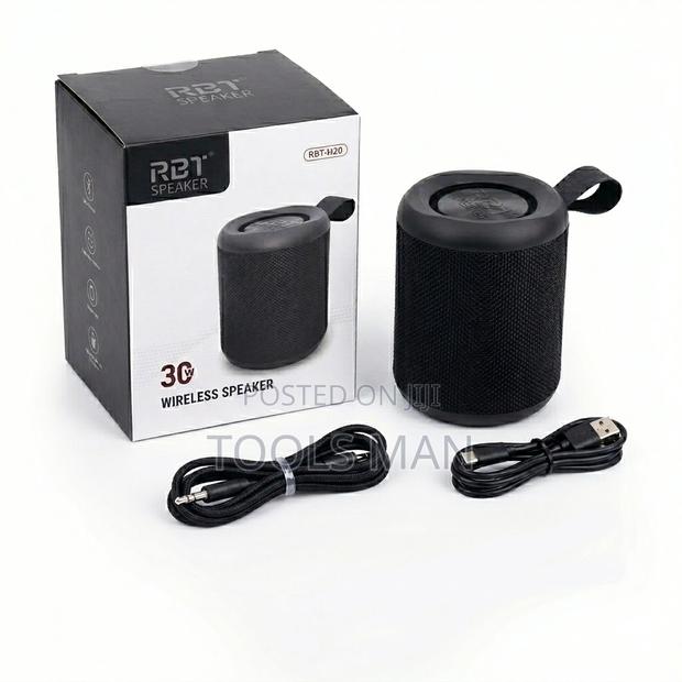RBT H20 Wireless Bluetooth Speaker.Bass.3.5mm Aux Jack, Usb, Tf Card