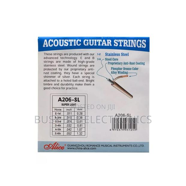 Alice A206-sl 11-52 Acoustic Guitar Strings - thumbnail 5