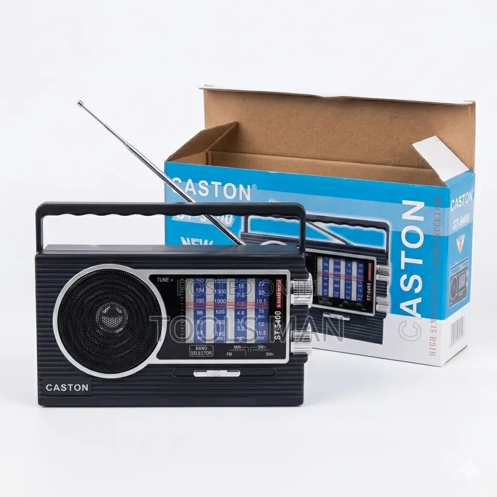 Caston St-5400 Portable 5-Band Am/Fm Radio Receiver