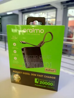 Oraimo Powernova L21 Pocket-Sized 20000mah Power Bank