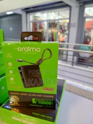 Oraimo Powernova L11 10000mah 22.5w Fast Charging Power Bank
