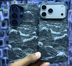 Samsung Galaxy S26 Ultra Ocean Wave Carbon Fiber Tribal Back Cover
