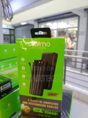 Oraimo Traveler Link 20 20000mah Power Bank With Charging Cables