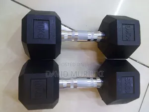 10kg Hexagonal Dumbbell Set